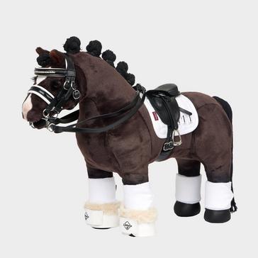 White LeMieux Toy Pony Dressage Over Reach Boots White