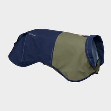 Multi Ruffwear Sun Shower Dog Raincoat Green/Navy