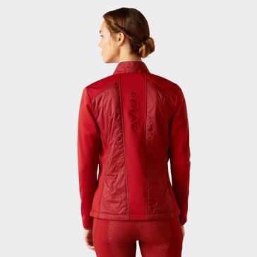 Red Ariat Womens Fusion Insulated Jacket Sun-Dried Tomato