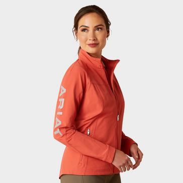 Red Ariat Womens Agile Softshell Jacket Baked Apple