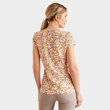 Multi Ariat Womens Bridle T-Shirt Blushing Rose