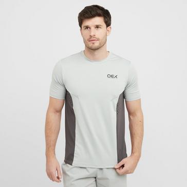 Grey OEX BLUE Men’s Etrier Tee
