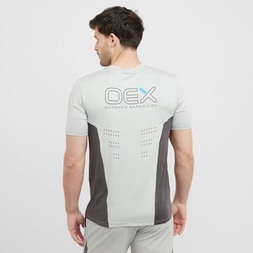 Grey OEX BLUE Men’s Etrier Tee