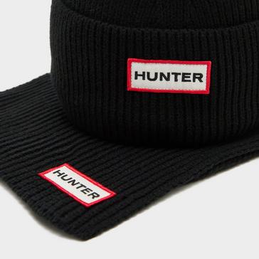 Black Hunter Unisex Jura Scarf and Beanie Boxset