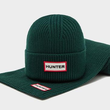 Green Hunter Unisex Jura Scarf and Beanie Box Set