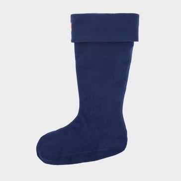 Blue Hunter Recycled Fleece Tall Boot Socks Navy