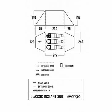 Green VANGO Classic Instant 300