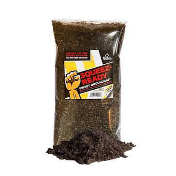 Brown FJUKA BAIT Squeez-Ready™ Groundbait Sweet 500g