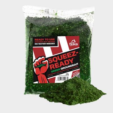 Green FJUKA BAIT Squeez-Ready Groundbait 200g
