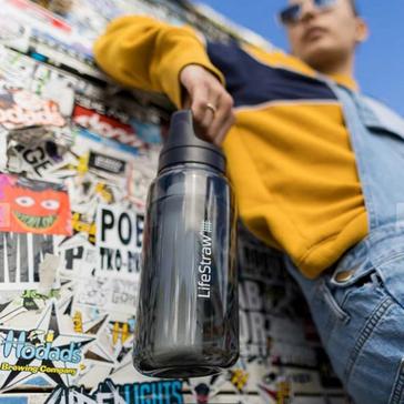 Black Lifestraw Go Series Water Filter Bottle 1L