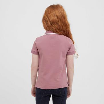 Pink Dublin Kids Cotton Pique Short Sleeved Polo Dusty Rose