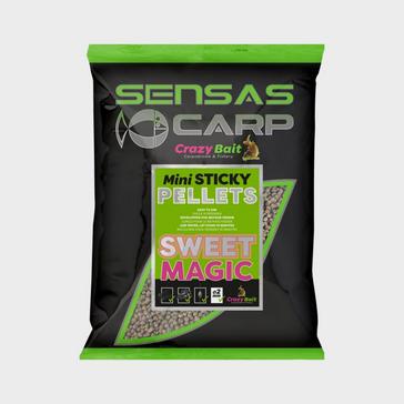 Brown Sensas Crazy Bait Mini Sticky Pellets Sweet Magic 700g
