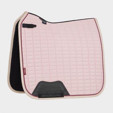 Pink LeMieux Suede Dressage Saddle Pad Blossom