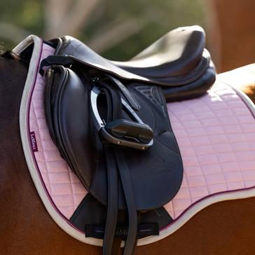 Pink LeMieux Suede GP Saddle Pad Blossom