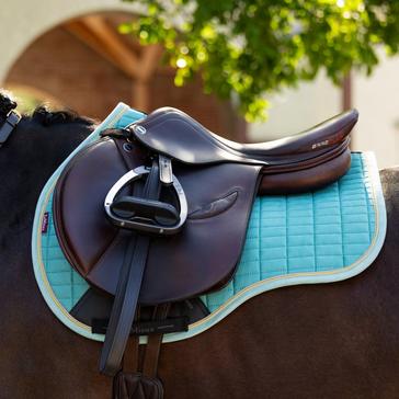 Blue LeMieux Suede GP Saddle Pad Lagoon