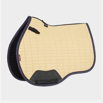 Yellow LeMieux Suede GP Saddle Pad Mimosa