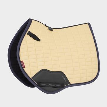 Yellow LeMieux Mini Suede Close Contact Saddle Pad Mimosa