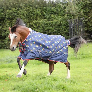 Blue Shires Winnie & Me Lite Turnout Rug Navy