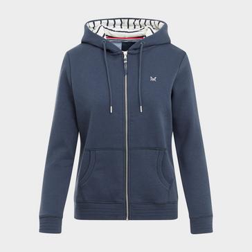 Navy Crew clothing Women’s Heritage Full Zip Hoodie