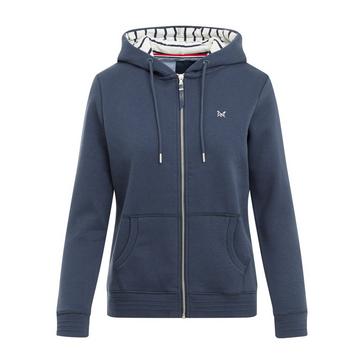 Navy Crew clothing Women’s Heritage Full Zip Hoodie
