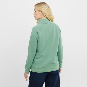 Green Crew clothing Women’s 1/2 Zip Sweatshirt