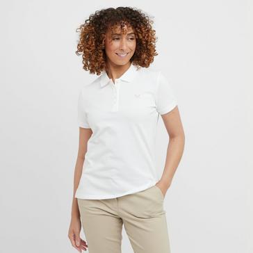 White Crew clothing Women’s Classic Polo Shirt