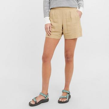Beige Crew clothing Women’s Linen Blend Shorts