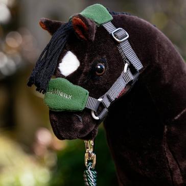 Green LeMieux Toy Pony Vogue Headcollar & Leadrope Hunter Green