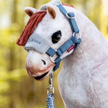 Blue LeMieux Toy Pony Vogue Headcollar & Leadrope Ice Blue