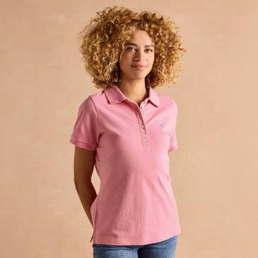Pink Joules Womens Woody Polo Pink