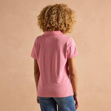 Pink Joules Womens Woody Polo Pink