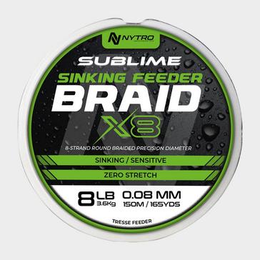 MULTI Nytro Sublime X8 Sinking Feeder Braid 0.08mm