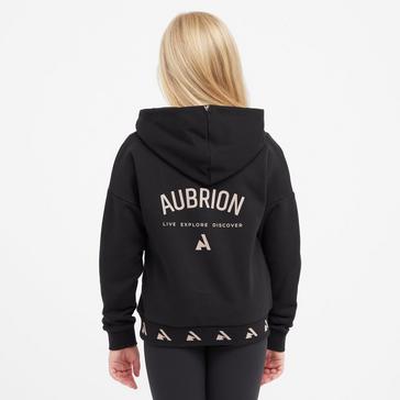 Black Aubrion Young Rider React Hoodie Shadow