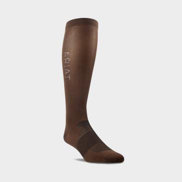 Brown Ariat TEK Radiant Socks Espresso