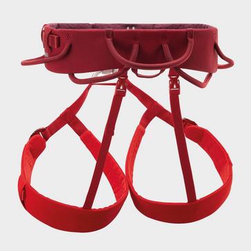Red Petzl Men’s Adjama Harness