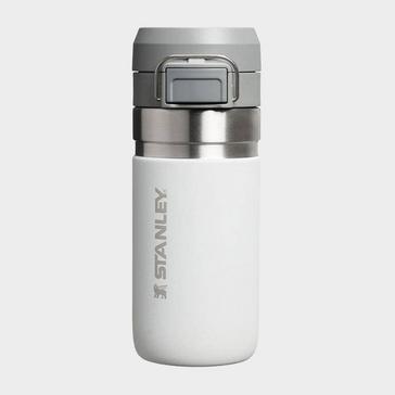 White Stanley Go Quick Flip Water Bottle 0.47L