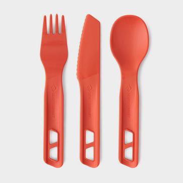 Orange Sea To Summit Passage Cutlery Set 3 Piece