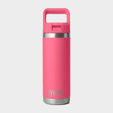 Pink YETI Rambler® 18oz (532ml) Bottle with Straw Cap