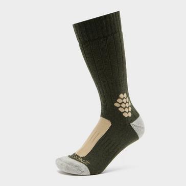 Green Sealskinz Men’s Scarning Wool and Cashmere Mid-Length Socks