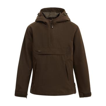 Green Hoggs of Fife Kids Struther Smock Field Jacket Dark Green