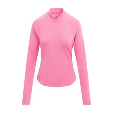 Black Nike Women's Tempo Dri-FIT 1/4 Zip Running Top 