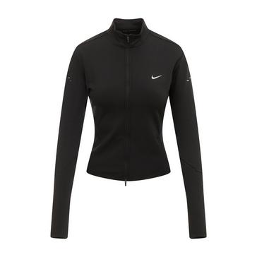 Black Nike Women's Dri-FIT Full Zip Running Midlayer 