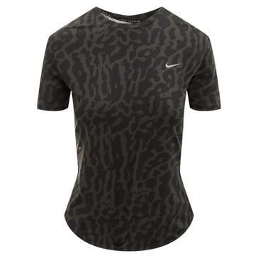 Green Nike Women's Swift Dri-FIT Short Sleeve Top 