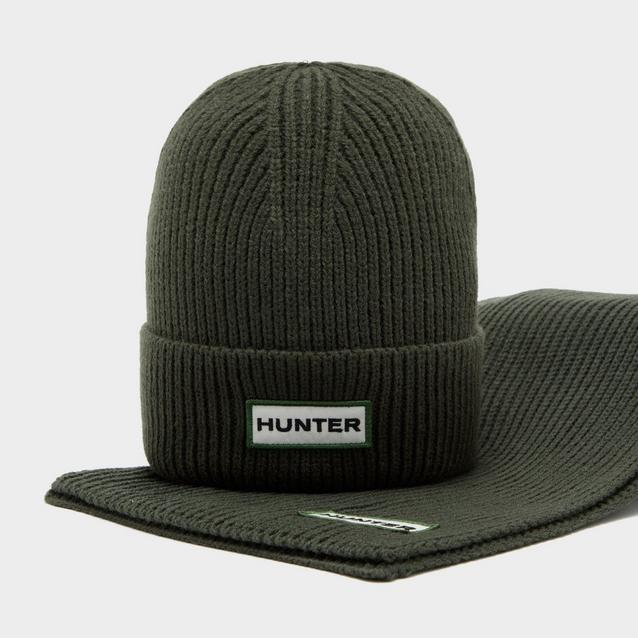 Hunter Unisex Green Label Beanie Gift Set GO Outdoors