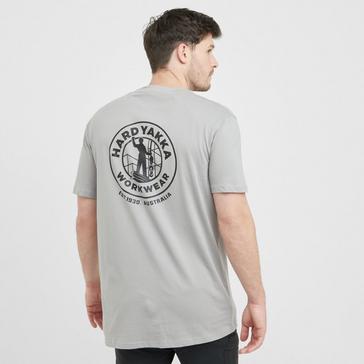 Grey Hard Yakka Men’s Heritage Icon T-Shirt