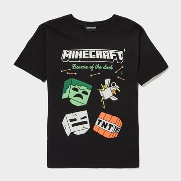 Black Bm fashions Kids’ Minecraft Creeper T-Shirt
