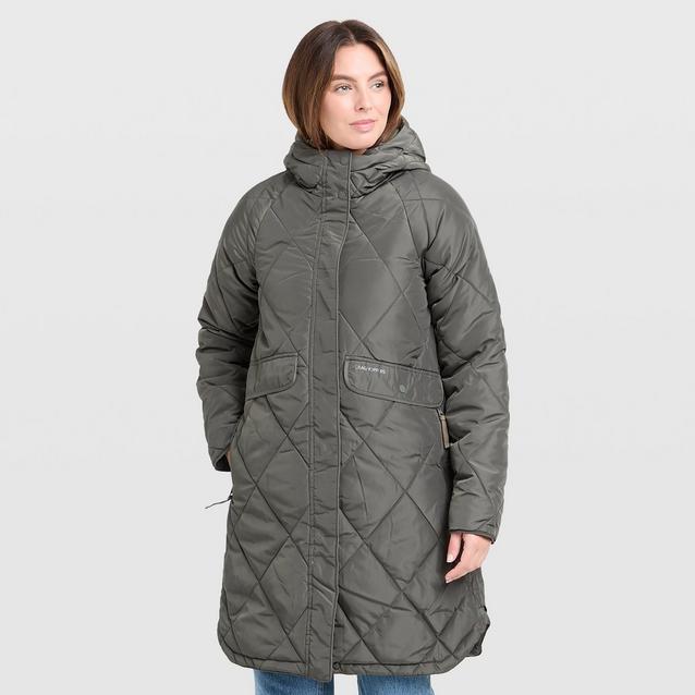 Craghoppers Women's Sweetgrass Long Length Quilted Jacket GO
