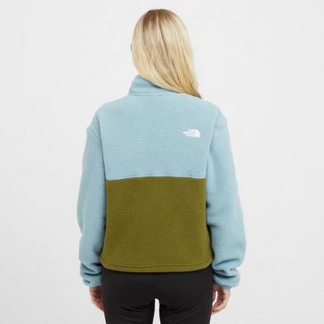 Green The North Face Women’s Yumiori 1/4 Zip Fleece Jacket