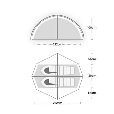 Green Wild Country Helm Compact 2 Tent