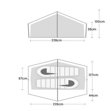 Green Wild Country Norte Compact 2 Tent